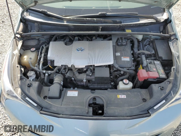 2017 Toyota Prius Two with VIN JTDKBRFU1H3045847, listed as a Copart auction lot 54266305 with 93,383 mi miles and Salvage Title. Bid and sale history available at DreamBid. Image 11.