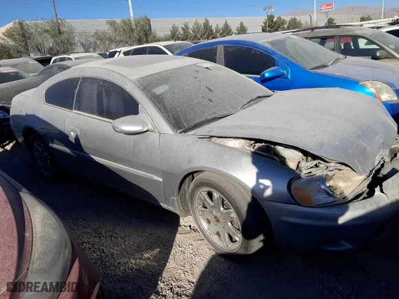 2001 Chrysler Sebring LXi with VIN 4C3AG52H71E026540, listed as a Copart auction lot 75111144 with 143,775 mi miles and Non Repairable. Bid and sale history available at carsss.com. Image 4.