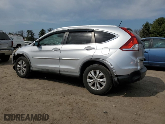 2013 Honda CR-V EX-L with VIN 2HKRM4H78DH645041, listed as a Copart auction lot 50028155 with 58,044 mi miles and Salvage Title. Bid and sale history available at DreamBid. Image 2.