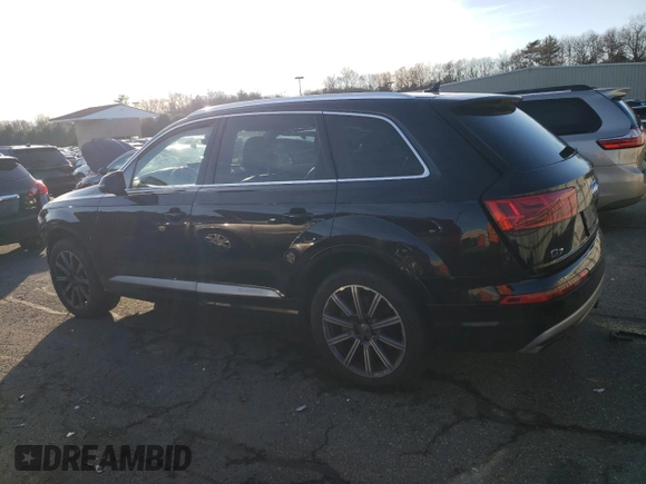 2018 Audi Q7 Premium with VIN WA1AHAF78JD004454, listed as a Copart auction lot 82393654 with 131,091 mi miles and Salvage title. Bid and sale history available at DreamBid. Image 2.