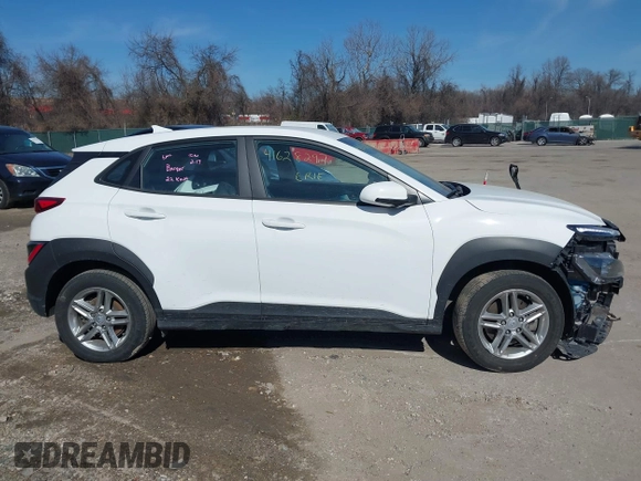 2022 Hyundai Kona SE with VIN KM8K2CAB7NU808474, listed as a IAAI auction lot 41628297 with 31,738 mi miles. Bid and sale history available at carsss.com. Image 14.