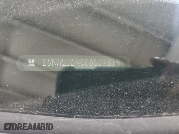 2012 Chevrolet Equinox 1LT z VIN 2GNALDEK0C6317616, wystawiony jako Copart lot #58265975 z przebiegiem 160 982 mil mil oraz Tytuł czysty. Historia ofert i sprzedaży dostępna na DreamBid. Obrazek 14.