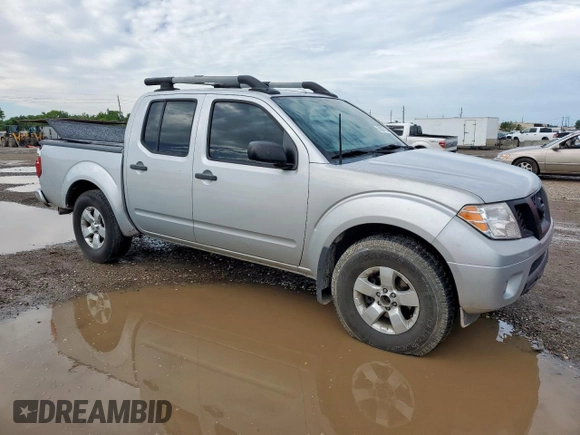2013 Nissan Frontier SV with VIN 1N6AD0EVXDN732221, listed as a Copart auction lot 58527155 with 129,763 mi miles and Salvage title. Bid and sale history available at DreamBid. Image 4.
