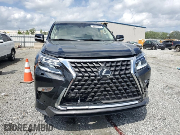 2021 Lexus GX with VIN JTJAM7BX8M5278954, listed as a Copart auction lot 47801055 with 47,965 mi miles and Salvage Title. Bid and sale history available at carsss.com. Image 5.