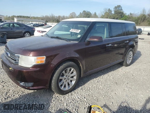 2009 Ford Flex SEL with VIN 2FMDK52C19BA03934, listed as a Copart auction lot 50791585 with 197,491 mi miles and Salvage Title. Bid and sale history available at carsss.com. Image 1.