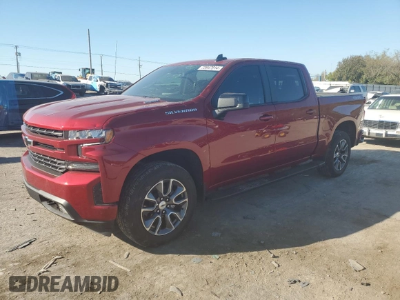 2021 Chevrolet Silverado 1500 RST with VIN 3GCUYEET6MG141120, listed as a Copart auction lot 73947914 with 47,494 mi miles and Clean Title. Bid and sale history available at carsss.com. Image 1.
