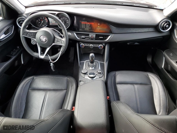 2019 Alfa Romeo Giulia with VIN ZARFAMAN7K7609661, listed as a Copart auction lot 49007875 with 36,580 mi miles and Salvage Title. Bid and sale history available at carsss.com. Image 8.
