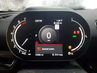 2021 MINI Clubman Cooper S with VIN WMWXJ1C01M2N54801, listed as a Copart auction lot 44581545 with 31,936 mi miles and Non Repairable. Bid and sale history available at carsss.com. Image 9.