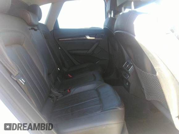 2018 Audi Q5 Premium with VIN WA1ANAFYXJ2097362, listed as a IAAI auction lot 41381832 with 130,049 mi miles. Bid and sale history available at carsss.com. Image 8.