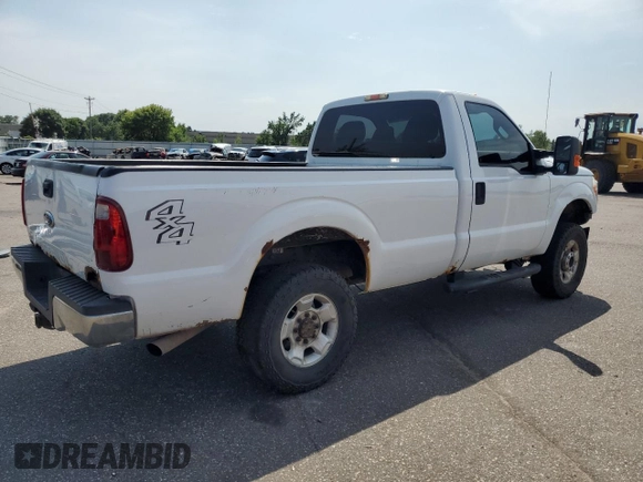 2011 Ford F-250 XL with VIN 1FTBF2B63BEB24712, listed as a Copart auction lot 65013145 with 176,681 mi miles and Salvage title. Bid and sale history available at DreamBid. Image 3.