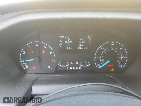 2023 Ford Transit Cargo with VIN 1FTBR1X8XPKA66862, listed as a Copart auction lot 56077795 with 41,556 mi miles and Salvage Title. Bid and sale history available at DreamBid. Image 9.