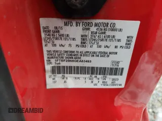 2016 Ford F-250 XLT с VIN 1FTBF2B68GEA63493, выставлен на аукционе Copart как лот 44858695 с пробегом 88 762 миль миль и Списание • Salvage title. История ставок и продаж доступна на DreamBid. Изображение 12.