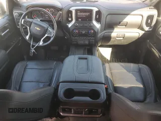 2020 Chevrolet Silverado 1500 LTZ with VIN 1GCUYGEL6LZ104384, listed as a Copart auction lot 74450304 with 76,305 mi miles and Salvage Title. Bid and sale history available at DreamBid. Image 8.