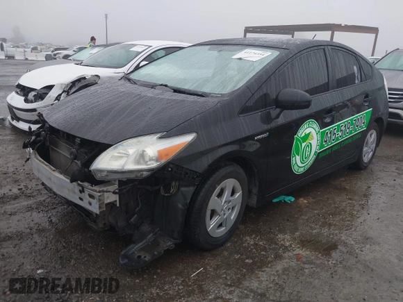 2010 Toyota Prius II with VIN JTDKN3DU0A0157781, listed as a IAAI auction lot 41174354 with 112,278 mi miles. Bid and sale history available at carsss.com. Image 2.