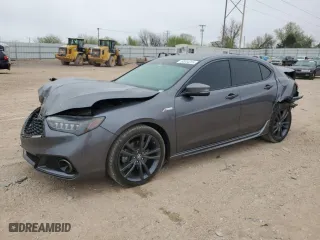 2018 Acura TLX w/A-SPEC Pkg with VIN 19UUB2F63JA011512, listed as a Copart auction lot 50954255 with 85,340 mi miles and Salvage Title. Bid and sale history available at carsss.com. Image 1.