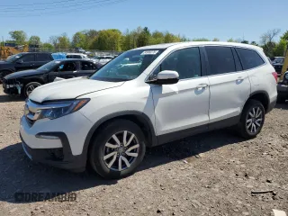 2021 Honda Pilot EX-L with VIN 5FNYF6H5XMB098322, listed as a Copart auction lot 54908275 with 0 mi miles and Salvage Title. Bid and sale history available at carsss.com. Image 1.