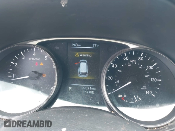2016 Nissan Rogue S with VIN JN8AT2MT5GW028657, listed as a IAAI auction lot 40200924 with 99,821 mi miles. Bid and sale history available at carsss.com. Image 7.