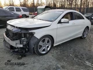 2017 Mercedes-Benz CLA with VIN WDDSJ4GB1HN420861, listed as a Copart auction lot 83458394 with 65,845 mi miles and Salvage Title. Bid and sale history available at carsss.com. Image 1.