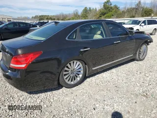 2014 Hyundai Equus Signature with VIN KMHGH4JH6EU077924, listed as a Copart auction lot 49043885 with 101,753 mi miles and Salvage Title. Bid and sale history available at DreamBid. Image 3.