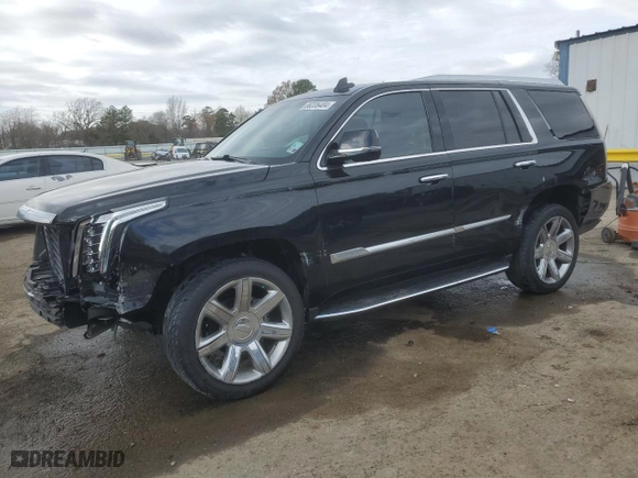 2019 Cadillac Escalade with VIN 1GYS3AKJXKR265299, listed as a Copart auction lot 86336404 with 142,040 mi miles and Salvage Title. Bid and sale history available at carsss.com. Image 1.