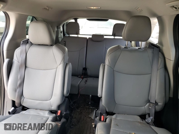 2023 Toyota Sienna XLE with VIN 5TDJSKFC2PS099326, listed as a Copart auction lot 48634035 with 28,081 mi miles and Salvage Title. Bid and sale history available at carsss.com. Image 10.