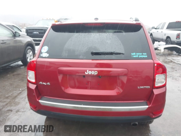 2011 Jeep Compass Limited with VIN 1J4NF5FB5BD169706, listed as a IAAI auction lot 41454128 with 146,267 mi miles. Bid and sale history available at carsss.com. Image 16.