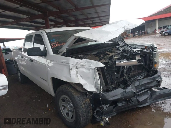 2018 Chevrolet Silverado 1500 Work Truck with VIN 3GCUKNEC5JG390733, listed as a IAAI auction lot 41752536 with 162,827 mi miles. Bid and sale history available at carsss.com. Image 1.