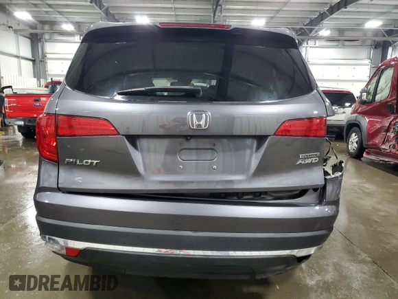 2017 Honda Pilot Touring with VIN 5FNYF6H98HB054733, listed as a Copart auction lot 51088595 with 87,293 mi miles and Salvage Title. Bid and sale history available at carsss.com. Image 6.