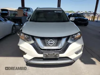 2017 Nissan Rogue SV with VIN 5N1AT2MT9HC740339, listed as a Copart auction lot 51734825 with 117,883 mi miles and Clean Title. Bid and sale history available at carsss.com. Image 5.