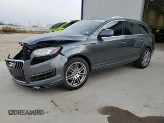 2014 Audi Q7 3.0L TDI Prestige with VIN WA1VMBFEXED019447, listed as a Copart auction lot 78465214 with 144,393 mi miles and Salvage Title. Bid and sale history available at carsss.com. Image 1.