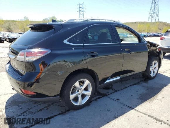 2014 Lexus RX 350 with VIN 2T2BK1BA5EC247604, listed as a Copart auction lot 55172555 with 130,713 mi miles and Salvage title. Bid and sale history available at DreamBid. Image 3.