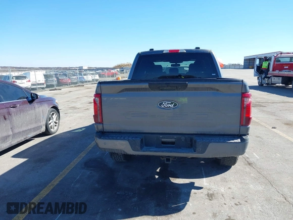 2024 Ford F-150 XLT with VIN 1FTFW3L52RKD71650, listed as a IAAI auction lot 41686193 with 7,474 mi miles. Bid and sale history available at carsss.com. Image 17.