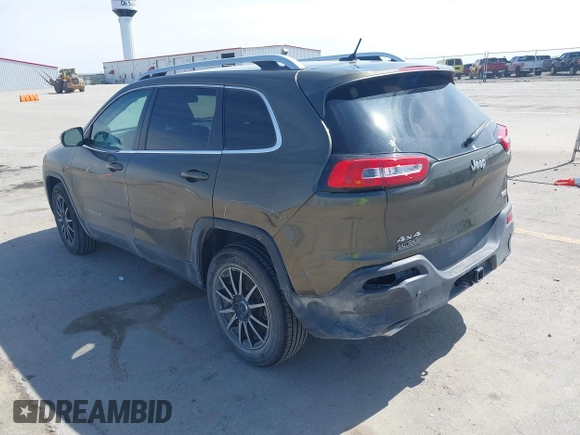 2015 Jeep Cherokee North with VIN 1C4PJMCS9FW588826, listed as a IAAI auction lot 41952883 with 145,586 mi miles. Bid and sale history available at carsss.com. Image 3.