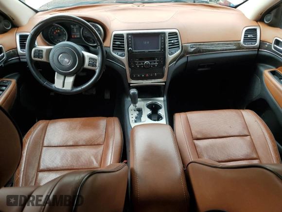 2012 Jeep Grand Cherokee Overland with VIN 1C4RJECT2CC146300, listed as a Copart auction lot 51774655 with 91,947 mi miles and Salvage Title. Bid and sale history available at carsss.com. Image 8.