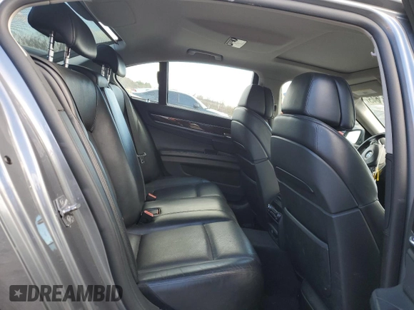 2012 BMW 7 Series 750i xDrive with VIN WBAKC6C55CDX99603, listed as a Copart auction lot 50835645 with 135,509 mi miles and Salvage Title. Bid and sale history available at DreamBid. Image 10.