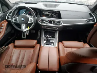2022 BMW X7 M50i with VIN 5UXCX6C00N9L87710, listed as a Copart auction lot 46780085 with 46,876 mi miles and Salvage Title. Bid and sale history available at carsss.com. Image 8.