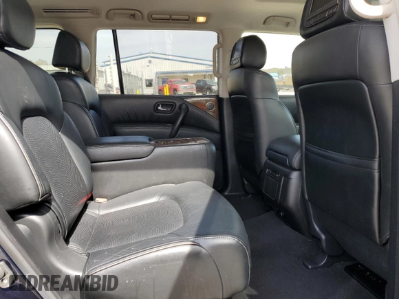 2017 Infiniti QX80 with VIN JN8AZ2NF8H9644229, listed as a Copart auction lot 50521545 with 141,122 mi miles and Salvage Title. Bid and sale history available at carsss.com. Image 12.