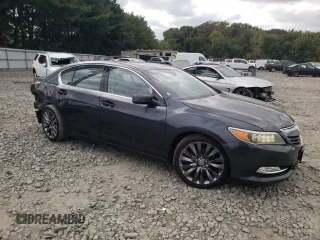2016 Acura RLX Tech Pkg with VIN JH4KC1F51GC000993, listed as a Copart auction lot 73322414 with 118,631 mi miles and Salvage Title. Bid and sale history available at carsss.com. Image 4.