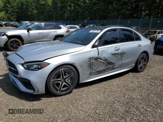 2022 Mercedes-Benz C 300 z VIN W1KAF4HB3NR047063, wystawiony jako Copart lot #57001265 z przebiegiem Nie podano mil oraz Szkoda całkowita • Salvage title. Historia ofert i sprzedaży dostępna na DreamBid. Obrazek 1.