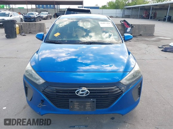 2018 Hyundai Ioniq Blue with VIN KMHC65LC9JU065210, listed as a IAAI auction lot 42087460 with 162,899 mi miles and . Bid and sale history available at DreamBid. Image 6.