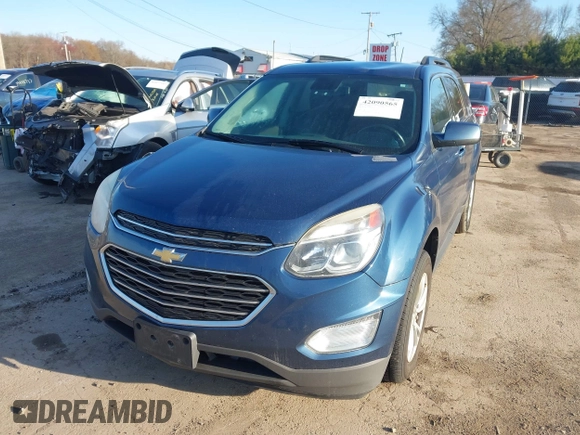 2016 Chevrolet Equinox LT with VIN 2GNALCEK2G6348625, listed as a IAAI auction lot 42090565 with 171,842 mi miles and . Bid and sale history available at carsss.com. Image 17.