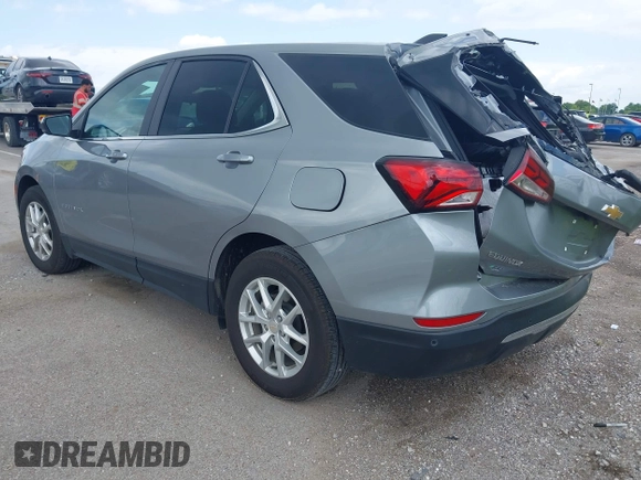 2024 Chevrolet Equinox LT with VIN 3GNAXKEG1RL366154, listed as a IAAI auction lot 42305732 with 23,334 mi miles and . Bid and sale history available at DreamBid. Image 3.