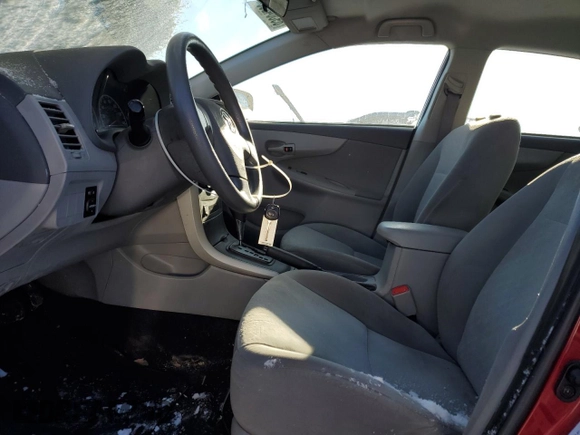 2009 Toyota Corolla with VIN 1NXBU40E09Z037406, listed as a Copart auction lot 89364255 with 81,030 mi miles and Salvage Title. Bid and sale history available at carsss.com. Image 7.