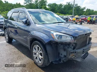 2014 GMC Acadia SLT z VIN 1GKKRRKDXEJ117447, wystawiony jako IAAI lot #42263858 z przebiegiem 274 442 mil mil oraz . Historia ofert i sprzedaży dostępna na DreamBid. Obrazek 1.