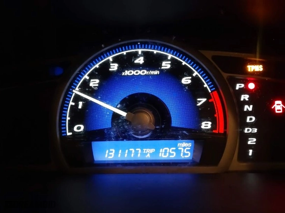 2010 Honda Civic Cpe EX with VIN 2HGFG1B81AH516526, listed as a IAAI auction lot 41612038 with 131,177 mi miles. Bid and sale history available at carsss.com. Image 16.