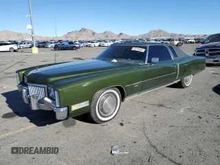 1971 Cadillac Eldorado z VIN 693471Q411577, wystawiony jako Copart lot #83279484 z przebiegiem 15 152 mil mil oraz Czysty tytuł • Clean title. Historia ofert i sprzedaży dostępna na DreamBid. Obrazek 1.