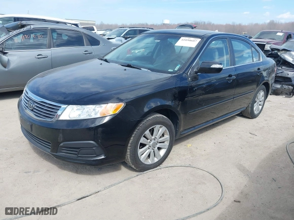 2010 Kia Optima LX with VIN KNAGG4A88A5436716, listed as a IAAI auction lot 41890607 with 264,913 mi miles. Bid and sale history available at carsss.com. Image 2.