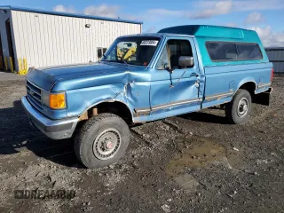 1991 Ford F-250 with VIN 2FTHF26G8MCA54999, listed as a Copart auction lot 80223084 with 445,684 mi miles and Salvage Title. Bid and sale history available at carsss.com. Image 1.