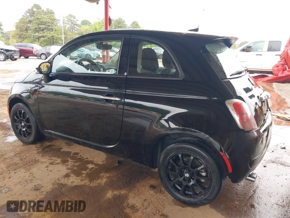 2016 FIAT 500 Pop with VIN 3C3CFFAR9GT144871, listed as a IAAI auction lot 41898736 with 124,823 mi miles. Bid and sale history available at carsss.com. Image 3.