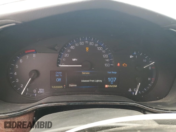 2015 Cadillac CTS Luxury AWD with VIN 1G6AX5SX8F0129784, listed as a Copart auction lot 64955525 with 122,995 mi miles and Clean title. Bid and sale history available at DreamBid. Image 9.